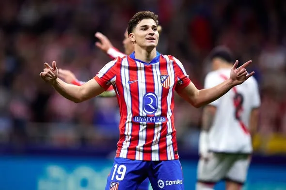 striker Atletico Madrid Julian Alvarez